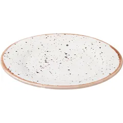 Тарелка «Пунто Бьянка» мелкая фарфор D=20,H=2см белый,черный, изображение 2