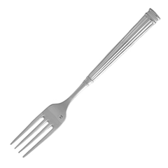 Dessert fork “Doria”  stainless steel  L=15cm  metal.