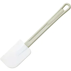 Kitchen spatula (up to 220 C)  silicone, polyamide , L=35/11, B=7cm  gray, white