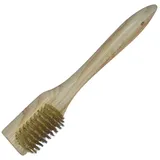Щетка латунь,дерево ,L=30см св. дерево