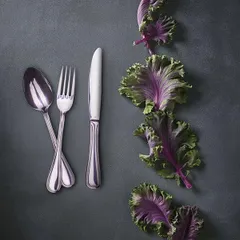 Вилка столовая «Ансер» сталь нерж. ,L=210/70,B=4мм металлич., изображение 2