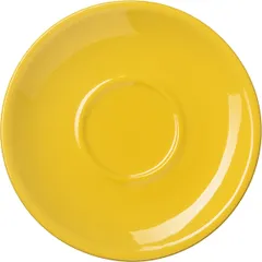 Блюдце «Пур-Амор» фарфор D=12/4,H=1см желт.