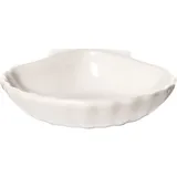 Блюдо для комплимента «Миниатюра» ракушка фарфор 20мл ,H=20,L=75,B=70мм белый