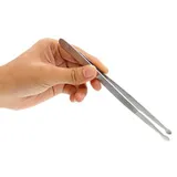 Kitchen tweezers  stainless steel  L=15.5 cm  metal.