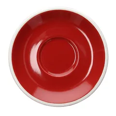 Блюдце «Алберго» фарфор D=14,H=2см красный