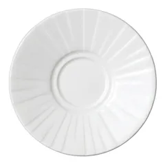 Блюдце «Алина» фарфор D=11,7см белый