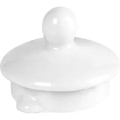 Lid for coffee pot “Simplicity White” 310ml porcelain D=5cm white