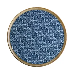 Блюдо для пиццы «Калиф Люпин» фарфор D=32см синий