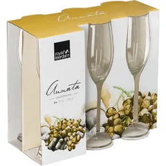 Flute glass “Annata”[6pcs] glass 210ml clear.