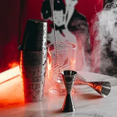 Джиггер «Афродита» 60/90 мл с рисунком сталь нерж. D=45,H=145мм серебрист., изображение 3