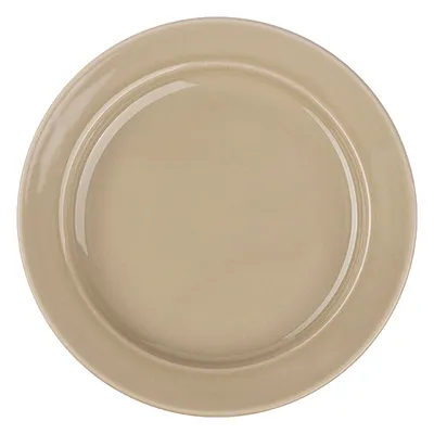 Тарелка «Акварель» Принц мелкая фарфор D=240,H=27мм бежев.