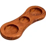 Подставка для мельниц для специй со стаканом для зубочисток, цвет мокко бук D=55/45,L=240мм