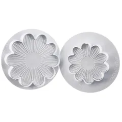 Baking dish “Flowers” dahlia[2pcs] abs plastic D=90/65mm