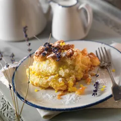 Тарелка «Блю Дэппл» мелкая фарфор D=230,H=17мм белый,синий, изображение 3