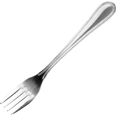 Dessert fork “Perle”  stainless steel , L=170/50, B=4mm  metal.