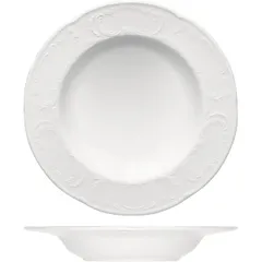 Deep plate “Mozart”  porcelain  250 ml  D=20, H=6cm  white