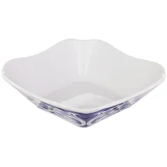 Salad bowl “East” porcelain 250ml ,L=13cm white,blue