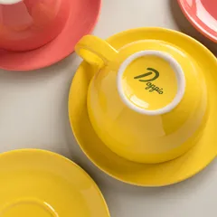 Блюдце «Пур-Амор» фарфор D=12/4,H=1см желт., изображение 3