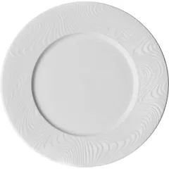 Тарелка «Оптик» с широким бортом фарфор D=290,H=17мм белый