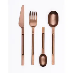 Вилка столовая «Койчи» сталь нерж.,медь ,L=19,1см бронз., изображение 2