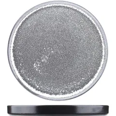 Блюдо «Млечный путь» фарфор D=25см черный,серый