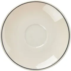 Saucer “Reception” glass D=115,H=13mm ivory,gray