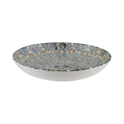 Тарелка глубокая «Мозаик» фарфор 1л D=230,H=45мм разноцветн.