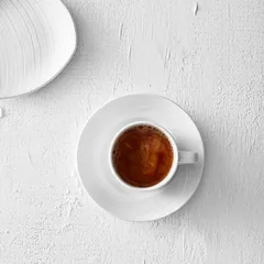 Чашка чайная «Спайро» фарфор 170мл D=75,H=70мм белый, изображение 4