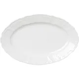 Блюдо «Бернадотт» овальное фарфор ,L=26см белый