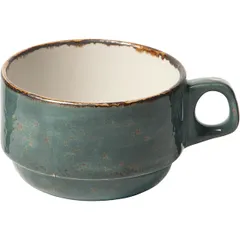 Чашка чайная «Крафт Блю» фарфор 285мл D=90/46,H=65мм синий,коричный