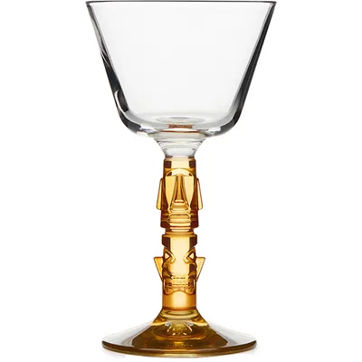 Бокал для вина «Тики» стекло 200мл D=90,H=163мм прозр.,амбер