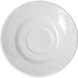 Блюдце «Спайро» фарфор D=115,H=17мм белый
