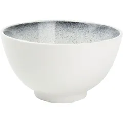 Salad bowl porcelain D=140,H=75mm white,gray