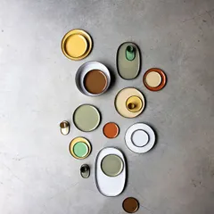 Блюдо «Карактэр» овальное керамика ,H=15,L=180,B=111мм бежев., изображение 2