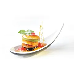 Ложка для комплимента пластик ,H=45,L=145,B=45мм черный,белый, изображение 2