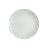 Тарелка «Ирис» мелкая фарфор D=30см белый,серый
