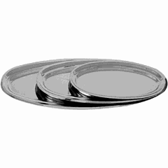 Блюдо для подачи для рыбы сталь ,H=18,L=850,B=330мм металлич.