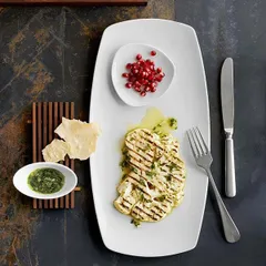 Блюдо «Опшенс» прямоугольное фарфор ,L=28,5,B=18,5см белый, изображение 3