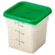 Крышка для контейнера для продуктов 2SFSPP, 4SFSPP полиэтилен ,L=18,5,B=18,5см зелен., изображение 4