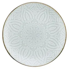 Тарелка «Мурано» десертная керамика D=20,H=2см св.зелен.