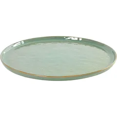 Plate “Pure” ceramics D=270,H=17mm green.