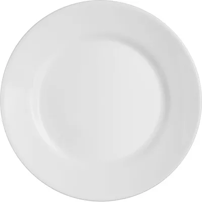 Тарелка «Ресторан» стекло D=255,H=20мм белый, Диаметр (мм): 255