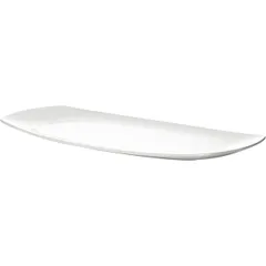 Блюдо «Опшенс» прямоугольное фарфор ,H=15,L=405,B=205мм белый, изображение 2