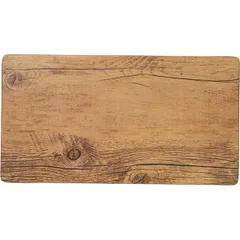 Блюдо для подачи пластик ,H=15,L=350,B=190мм св.бежев., изображение 3