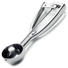 Ice cream spoon with mechanism  stainless steel  D=50, L=205mm  metal.