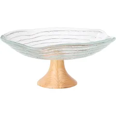 Ваза для фруктов «Вело» стекло D=23,H=7см прозр., изображение 2