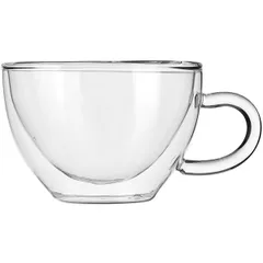 Tea cup “Prootel” double walls thermost glass 150ml D=8cm