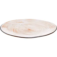 Блюдо «Пастораль» овальное фарфор ,H=25,L=325,B=200мм оранжев., изображение 3