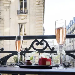 Бокал-флюте «Браслет» хр.стекло 190мл ,H=24см прозр., изображение 3