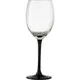 Набор бокалов для вина «Грейс» на черной ножке[6шт] стекло 330мл D=62,H=205мм прозр.,черный, изображение 3